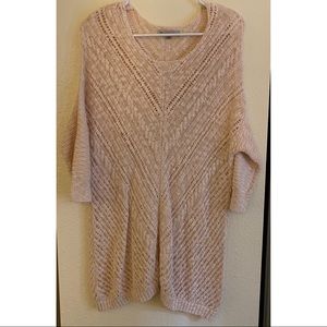 NEW Downeast Knit Sweater Pale Pink